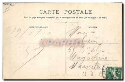 La Ste-BAUME – Het Oratorium – Marseille — Achterkant