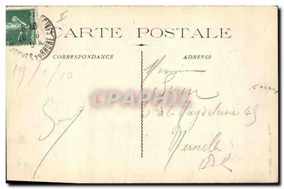 A Santa Bauma - O Santo Pilon e a Gruta — Guénde, fot. M. Villard — Verso