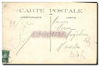 La Sainte-Baume - La Fontaine de Nans — Guende, fot - Mars — Achterkant