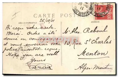 La Sainte-Baume - St-Pilon - Widok z Plateau — wydawca nieznany, nr 921 — Rewers