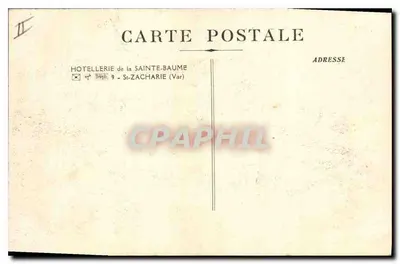 La Sainte-Baume — Vista generale — Albergo della Sainte-Baume — Verso