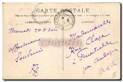La Sainte-Baume - O Santo Pilon & a Gruta — Fototipia E. Lacour - Marselha, n° 911 bis — Verso