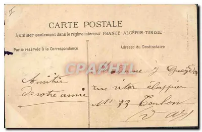 La Sainte-Baume - Subida para a Gruta — Editor: L. Lacointe, n° 705 — Verso
