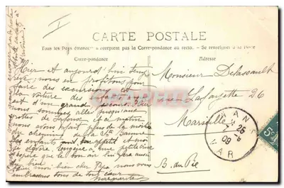 La Sainte-Baume - Le Col de Bretagne — vue panoramique — éditeur inconnu, n° 711 — Verso