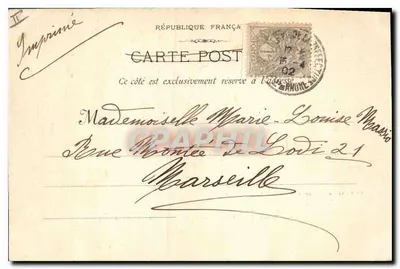 La Sainte Baume - 481 - Dans la Forêt (Le Canapé) — Fot. Lagour Marbelle — Verso