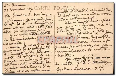 La Ste Baume — Sala das Conferências de Nazareth — n°53 — Verso