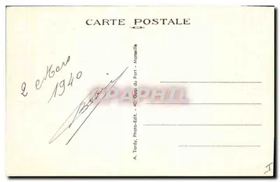La Sainte-Baume (Var) — De St-Pilon en de Kapel — A. Tardy, Foto-Edit. 40, Kade - Marseille — Achterkant
