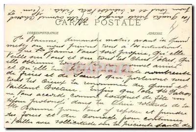 Santa-Baume - Subida para a Gruta — P. Ruat, editor, Marselha, n° 3448 — Verso