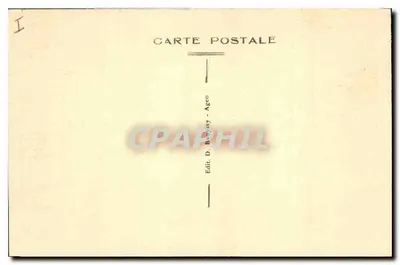 Agen (L.-et-G.) - Ogród Jayan — Wydawca D. Boussey — Rewers