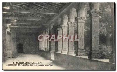 Interior do Claustro de Nossa Senhora — Marmande (Lot-et-Garonne) — Ed. Prévail, n°4