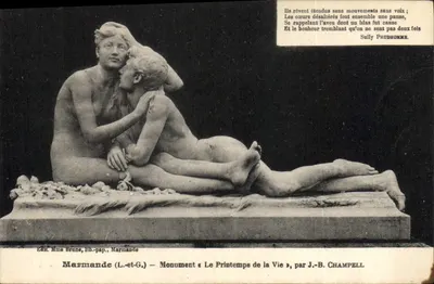 Marmande (L.-et-G.) — Monument « O Primavera da Vida », por J.-B. Champell — edit. Mme Brune, lib.-pap., Marmande