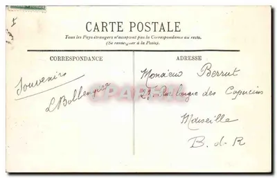Versailles — Die Gärten — Die Bains d'Apollon — anonymer Verlag, n° 47 — Rückseite