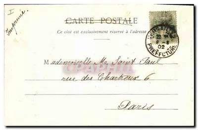 Versailles — Wielki Trianon — Fototypia A. Bergeret & Cie, Nancy — Rewers