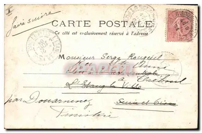 La Roche Vendeix — L'Auvergne — M.T. n°291 — Verso