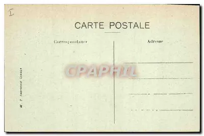 La Roche Vendeix — Auvergne — editor M. T. Instrument Linage — Verso