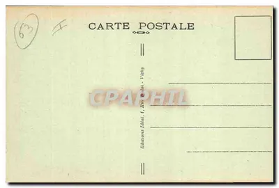 Igreja Romana de Volvic — Monumento Histórico — Éditions Idéal, n°2700 — Verso