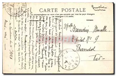 L'Auvergne — Roches Tuilière e Sanadoire — L.A.T. n°395 — Verso
