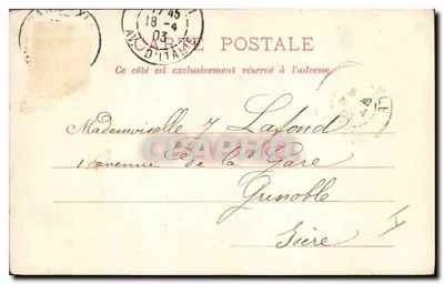 Sint-Marcelokerk — Parijs — P. Marmuse, uitgever, Parijs, serie 21 — Achterkant