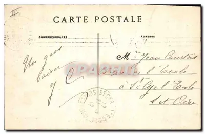 Parijs — Kerk van Sint-Jan-de-Doper van de Salle — Zijkapellen — Reproductie verboden — A. P. — Achterkant