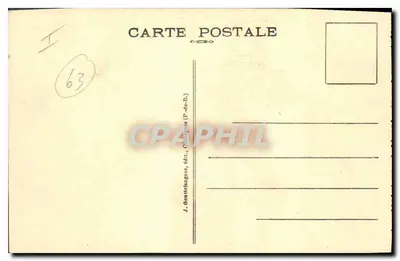 Autostrada Puy de Dôme — Przejazd przez most — J. Gouttrinanges, wydawca, Collonges (P.-de-D.) — Rewers