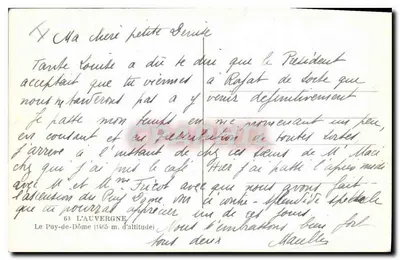 Le Puy-de-Dôme — widok z owcami — G.d'O — Rewers