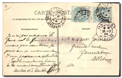 Chegada ao topo do Puy-de-Dôme — Auvergne — P. Juliot, Clermont-Ferrand, G. Defaunay, Suce — Verso