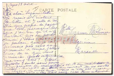 Le Puy de Dôme — Vista tirada do Bois des Charmes — editor Léon, n° 4351 — Verso