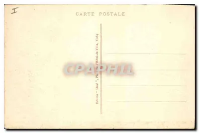 O Puy de Dôme, o Pequeno Puy de Dôme e a Vila de ORCINES — Editor Ideal, n° 4277 — Verso