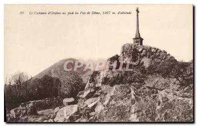 O Calvário de Orcines aos pés do Puy de Dôme, 1467 m de altitude