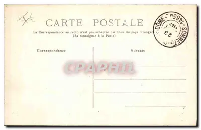 De Top van het Puy-de-Dôme — Auvergne — n° 355 — Achterkant