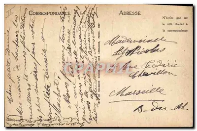 Châtel-Guyon — Visão do Parque e dos Hotéis — IL — Verso