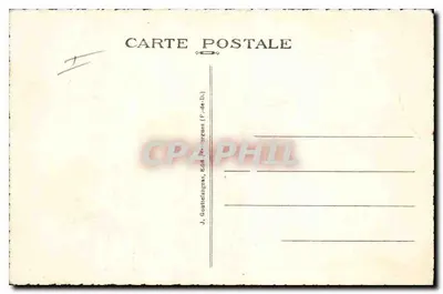 Castelo de Chazeron — Châtelguyon — L'Auvergne — G. DO 1371 — Verso