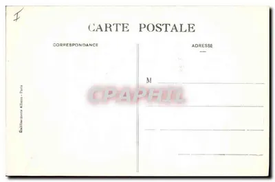 Feodalny zamek Tournœl — Otoczenie Châtelguyon — Wydawca E. A. — Rewers
