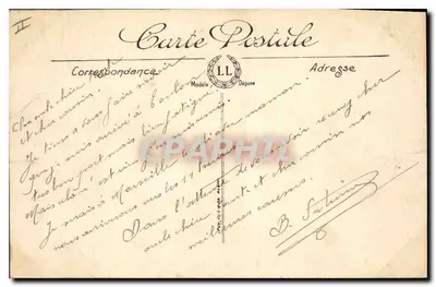 Toulon — Monumento della Federazione e il Grand Hôtel — LL — Verso