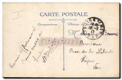 Toulon - Hotel de Cidade - Cariatides do Puget — Verso