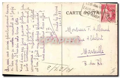 Alte Brücke von Palalda — Umgebung von Amélie-les-Bains — Edit Galy Tabacs n°141 — Rückseite