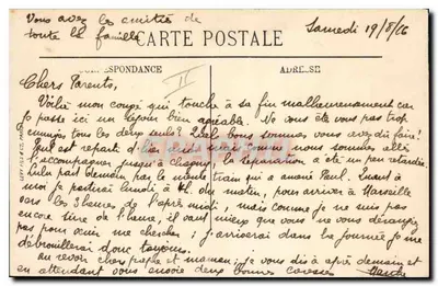 Chalon-sur-Saône — A Subprefeitura — E. Lemoine, Editor — Verso