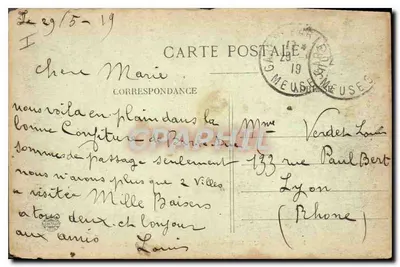 BAR-le-DUC (Meuse) — Place Reggio — Préfecture — Rewers