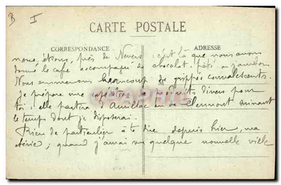 Bar-le-Duc - Liceum Gilles-de-Trèves — A. Coillot, wydawca-księgarnia, Bar-le-Duc — Rewers