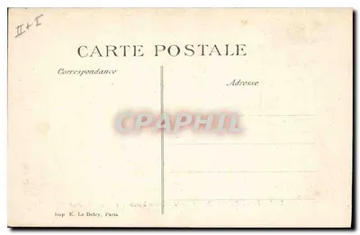 Pont du Gard — Vallée du Gardon przez łuki mostu — E. Le Deley, n° 2126 — Rewers