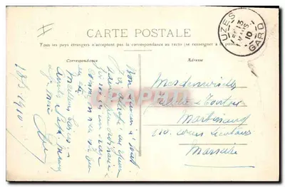 Arredores de UZÈS — Pont-du-Gard (Paisagem) — CI. F. B. — Verso