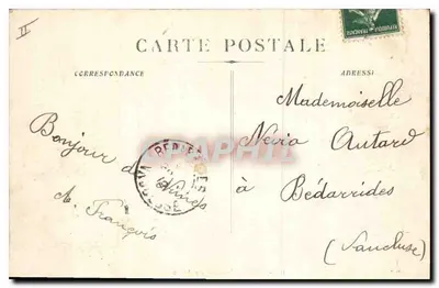 Nîmes - Interior das Arênes — série 180 — editor R.G. (Ancre) — Verso