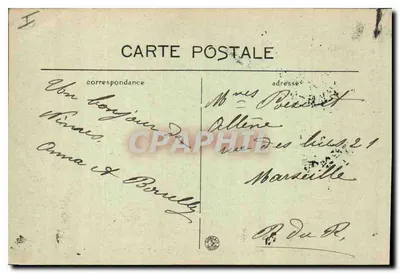 NIMES — Jardim da Fontaine, Grand Escalier — Verso