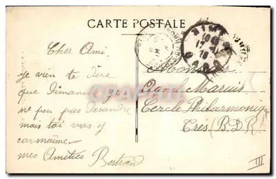 Nîmes - La Cattedrale — editore sconosciuto, n° 8 — Verso