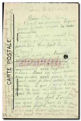 Nîmes — Fontanna Pradier — A. R. — Rewers