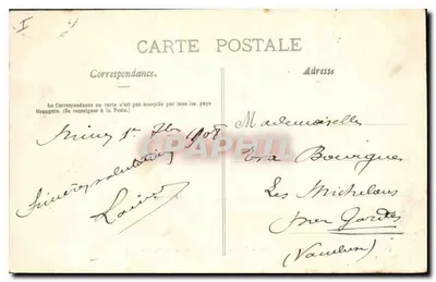 Nîmes — Ogród Fontaine — Kaskada — REY JUBOUY, Nîmes, nr 49 — Rewers