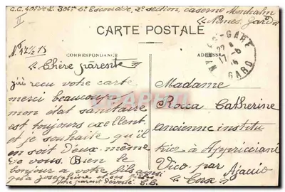 Nîmes — Ogólny widok. AR. — Rewers