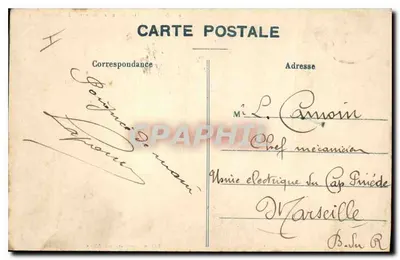 Nîmes - Jardins de la Fontaine - Bains Romains — Édition Granier, et Fils, Nîmes — Rewers