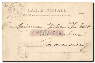 Dom Kwadratowy — Nîmes — R.&J. D. 10438 A.15 — Rewers