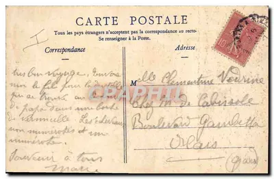 Nîmes — A Torre Magne — Edições Novas, Nîmes — Verso